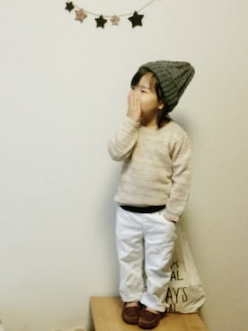 みー🐱さん（キッズ・90cm）の冬コーディネート