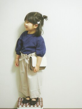 みー🐱さん（キッズ・90cm）の春コーディネート