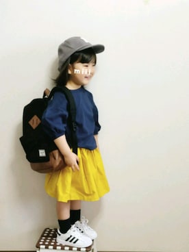 「バルーンスリーブ」｜みー🐱さん（キッズ・100cm）の春コーディネート