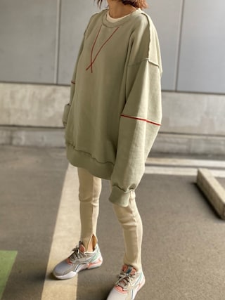 CANAL JEAN（キャナルジーン）の「via j(ヴィアジェイ) 裏起毛ステッチ
