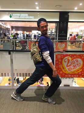 KJさん（メンズ・181cm）の春コーディネート