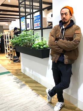 KJさん（メンズ・181cm）の秋コーディネート