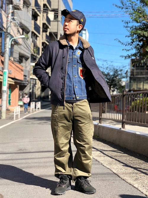 Avirexコクーンシティーkjさんのミリタリージャケットを使ったコーディネート Zozotown