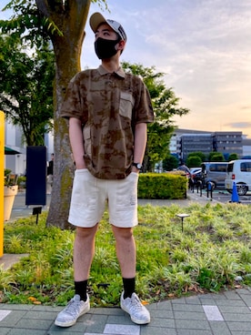 「AVIREX（アヴィレックス）のアイテム（腕時計）」を使った、KJさん（メンズ・181cm）の春コーディネート