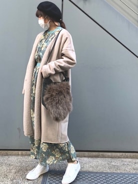 「ナイキスニーカー」｜「アイテム（その他アウター）」を使った、iduさん（レディース・153cm）の秋コーディネート