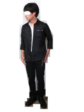 「semantic design（セマンティックデザイン）のアイテム」を使った、のびゴンさん（メンズ・165cm）の秋コーディネート