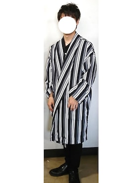 「HARE（ハレ）のアイテム（その他アウター）」を使った、のびゴンさん（メンズ・165cm）の春コーディネート