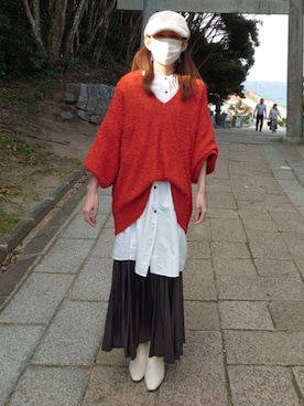 auさん（レディース・159cm）の秋コーディネート