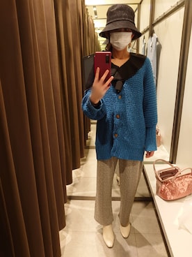 auさん（レディース・160cm）の冬コーディネート