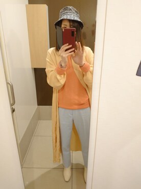 auさん（レディース・160cm）の冬コーディネート