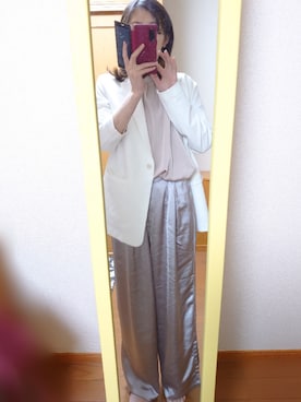 auさん（レディース・160cm）の春コーディネート