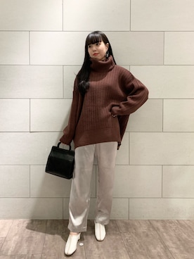 いくみさん（レディース・163cm）の秋コーディネート