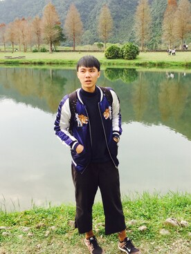 「IMAGE（イマージュ）のアイテム」を使った、Johnny さん（メンズ・176cm）の冬コーディネート