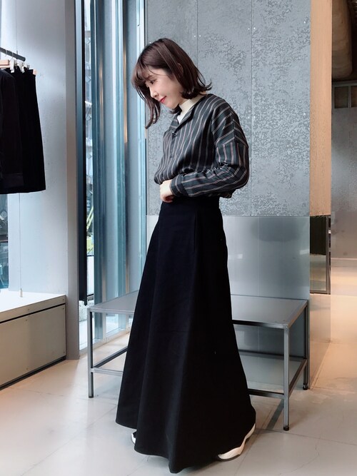 黒ファッションおすすめレディースコーデ 18秋冬 大人っぽい綺麗めコーデ