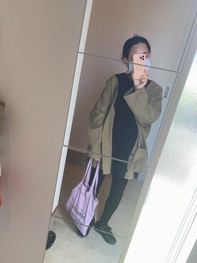 レギンス スパッツを使った マタニティコーデ の人気ファッションコーディネート Wear