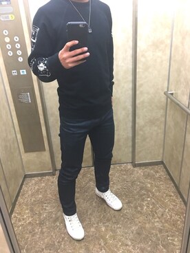 Kazuki Motegiさん（メンズ・175cm）の冬コーディネート