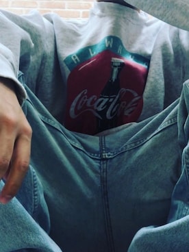 「リーバイス」｜やぼさん（メンズ・169cm）の春コーディネート