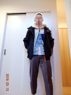 「アイテム（ニットキャップ/ビーニー）」を使った、threestarさん（メンズ・175cm・20代）の春コーディネート