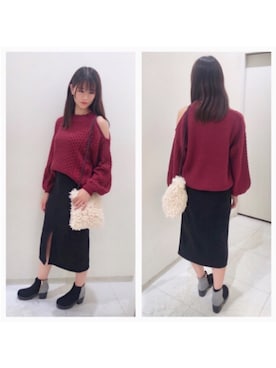 「DAISY MERRY（デイジーメリー）のアイテム」を使った、Ayu＊さん（レディース・167cm）の秋コーディネート