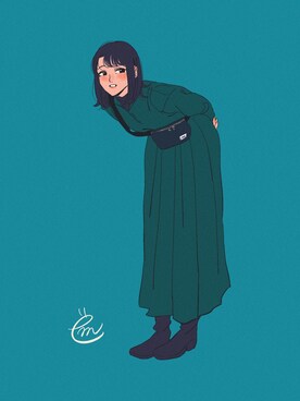 「BARAK（バラク）のアイテム」を使った、ëmirikaさん（レディース・161cm）の冬コーディネート