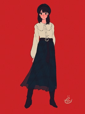 ëmirikaさん（レディース・161cm）の冬コーディネート