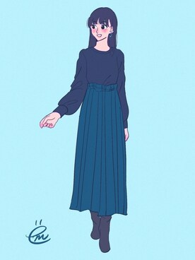 ëmirikaさん（レディース・161cm）の春コーディネート