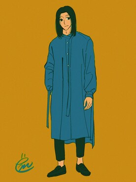 「UNACT（アナクト）のアイテム」を使った、ëmirikaさん（メンズ・175cm）の春コーディネート