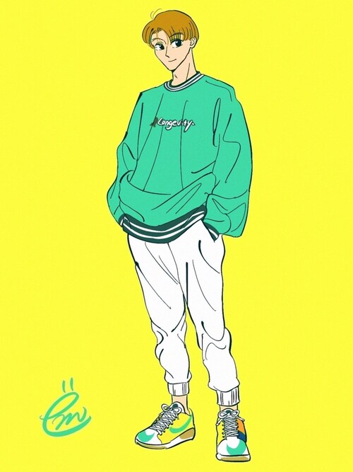 Emirika Wegoのスウェットを使ったコーディネート Wear Emirika Wegoのスウェットを使ったコーディネート Wear