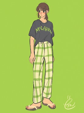 ëmirikaさん（レディース・161cm）の春コーディネート