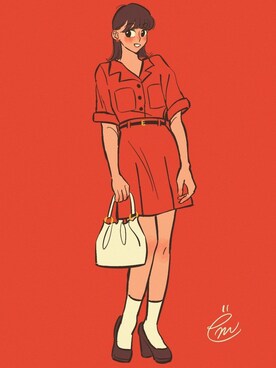 ëmirikaさん(レディース・161cm)の春コーディネート