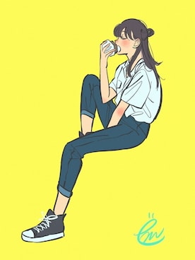 ëmirikaさん（レディース・161cm）の春コーディネート