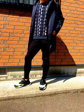 「Y-3（ワイスリー）のアイテム（ナイロンジャケット）」を使った、Norito  Ikioi さん（メンズ・178cm）の春コーディネート