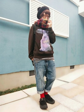 あゆみっくすさん（レディース・164cm）の冬コーディネート