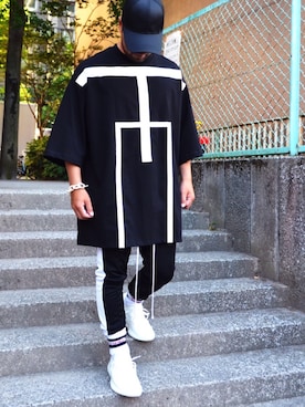 「Parts of 4（-）のアイテム」を使った、HALO TOKYOさん（メンズ・178cm）の夏コーディネート