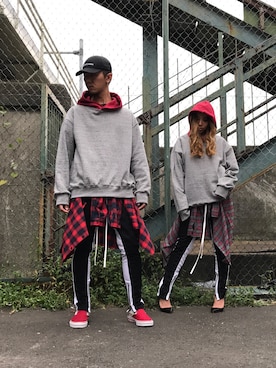 「BALENCIAGA」｜「アイテム（パンプス）」を使った、HALO TOKYOさん（メンズ・178cm）の秋コーディネート