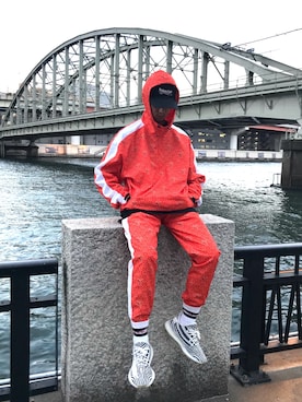 「vetements」｜「アイテム（ナイロンジャケット）」を使った、HALO TOKYOさん（メンズ・178cm）の秋コーディネート