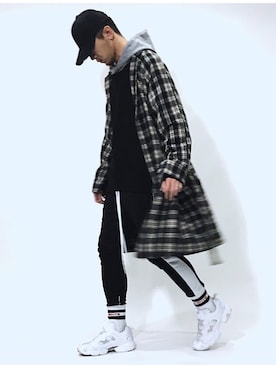 「vetements」｜「アイテム（その他アウター）」を使った、HALO TOKYOさん（メンズ・178cm）の秋コーディネート