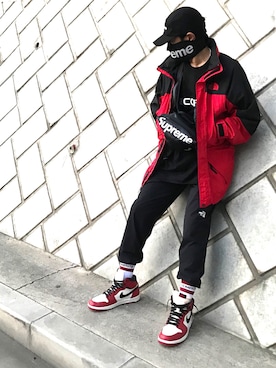 「Jordan」｜「アイテム（マウンテンパーカー）」を使った、HALO TOKYOさん（メンズ・175cm）の春コーディネート