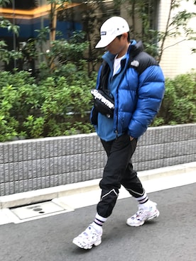「vetements」｜「アイテム（ダウンジャケット/コート）」を使った、HALO TOKYOさん（メンズ・175cm）の春コーディネート