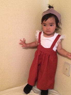 「旅行」｜「アイテム（ラッピングキット）」を使った、twinkle♡twinkle♡  さん（キッズ・80cm）の夏コーディネート