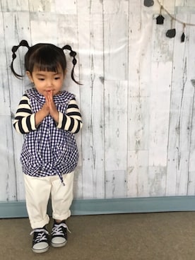 twinkle♡twinkle♡  さん（キッズ・80cm）の冬コーディネート