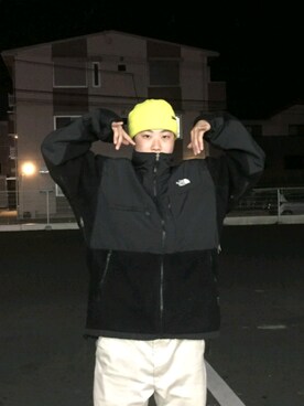 「ザノースフェイス」｜「アイテム（その他アウター）」を使った、かーさんでさん（メンズ・175cm）の春コーディネート