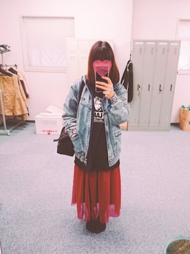 「SEVENDAYS=SUNDAY（セブンデイズサンデイ）のアイテム（ハンドバッグ）」を使った、こたえさん（レディース・148cm）の春コーディネート