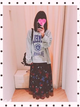 「SEVENDAYS=SUNDAY（セブンデイズサンデイ）のアイテム（ハンドバッグ）」を使った、こたえさん（レディース・148cm）の春コーディネート