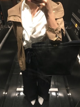 「HELIOPOLE（エリオポール）のアイテム」を使った、piyyさん（レディース・165cm）の春コーディネート