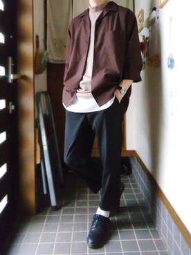 「BOBISSH（ボビッシュ）のアイテム」を使った、naoさん（メンズ・171cm）の秋コーディネート