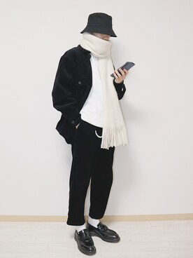 「INTER FACTORY（インターファクトリー）のアイテム（帽子）」を使った、naoさん（メンズ・171cm）の冬コーディネート