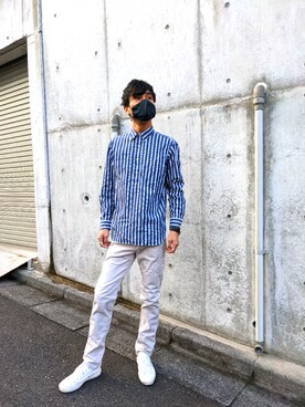 「FUTURE FUNK（フーチャーファンク）のアイテム」を使った、hurugimanさん（メンズ・174cm）の冬コーディネート