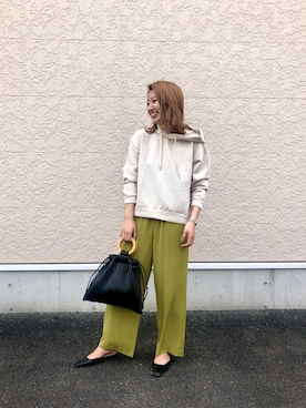 「アイテム（ハンドバッグ）」を使った、yuuriさん（レディース・163cm・10代）の秋コーディネート