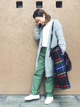 猪鼻ちひろさん（レディース・150cm）の冬コーディネート